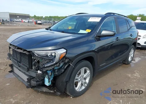 2021 GMC Terrain Fwd Sle from USA, damaged, VIN 3GKALMEVXML385622
